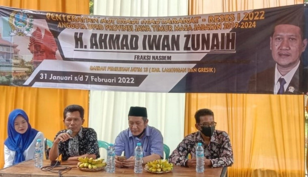 Reses di 3 Lokasi Gresik .  Soal Kelangkaan Pupuk Subsidi sampai Tuntutan Revisi Data Bansos